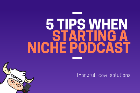 5 Tips When Starting a Niche Podcast